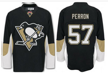 Pittsburgh Penguins #57 David Perron Black Home Stitched NHL Jersey Pittsburgh Penguins #57 David Perron Black Home Stitched NHL Jersey