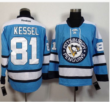 Pittsburgh Penguins #81 Phil Kessel Light Blue Alternate Stitched NHL Jersey