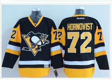 Pittsburgh Penguins #72 Patric Hornqvist Black Alternate Stitched NHL Jersey