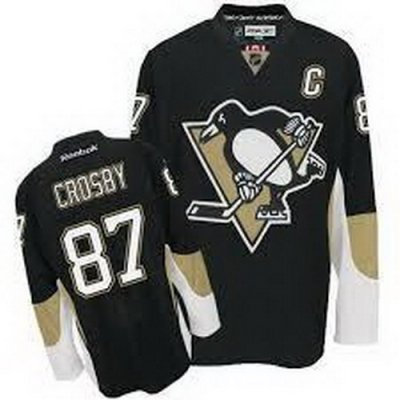 Pittsburgh Penguins 87 Sidney Crosby Black NHL Jerseys Pittsburgh Penguins 87 Sidney Crosby Black NHL Jerseys