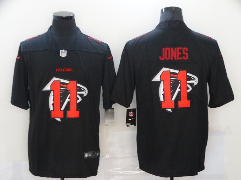 Nike Falcons 11 Julio Jones Black Shadow Logo Limited Jersey Nike Falcons 11 Julio Jones Black Shadow Logo Limited Jersey