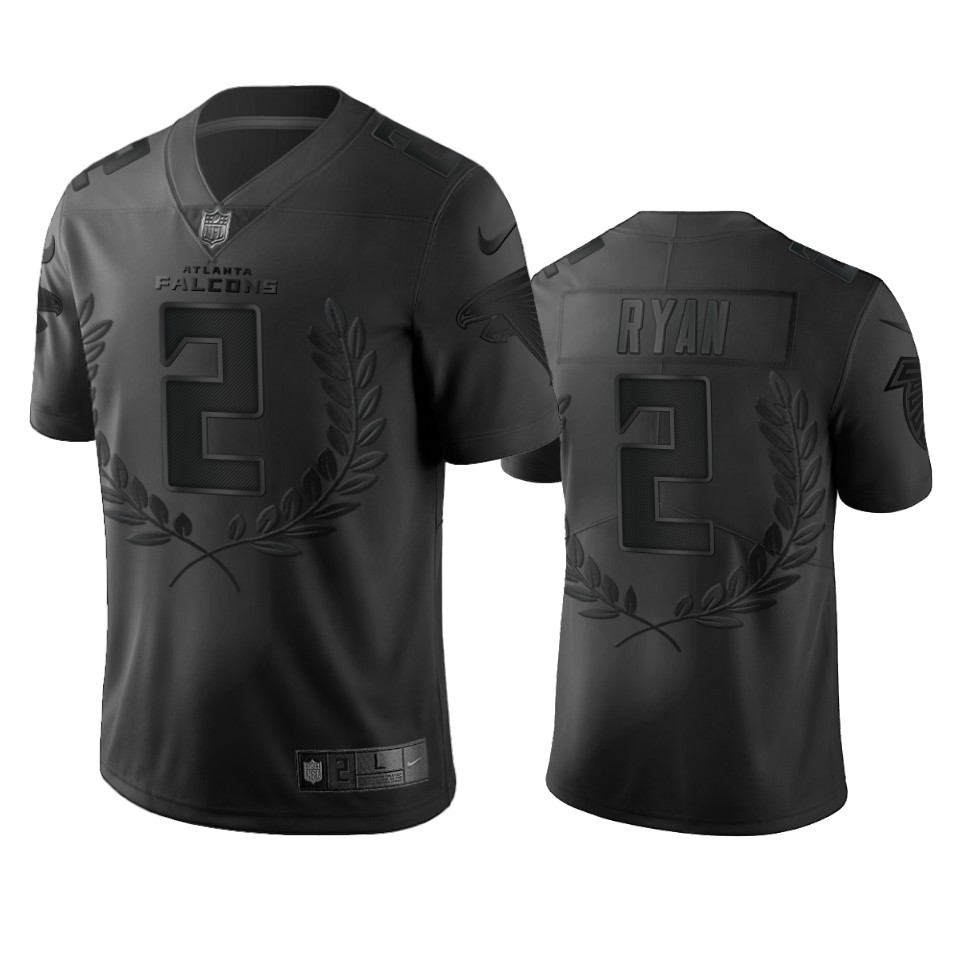 Atlanta Falcons #2 Matt Ryan Men's Nike Black NFL MVP Limited Edition Jersey Atlanta Falcons #2 Matt Ryan Men's Nike Black NFL MVP Limited Edition Jersey