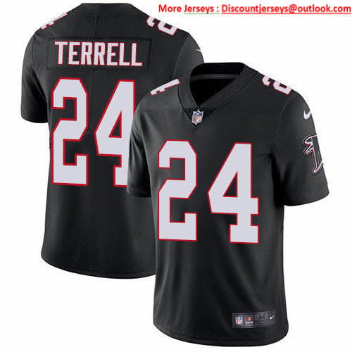 Nike Falcons #24 A.J. Terrell Black Alternate Men's Stitched NFL Vapor Untouchable Limited Jersey Nike Falcons #24 A.J. Terrell Black Alternate Men's Stitched NFL Vapor Untouchable Limited Jersey