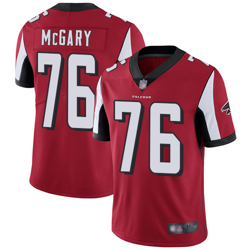 Falcons #76 Kaleb McGary Red Team Color Men's Stitched Football Vapor Untouchable Limited Jersey Falcons #76 Kaleb McGary Red Team Color Men's Stitched Football Vapor Untouchable Limited Jersey