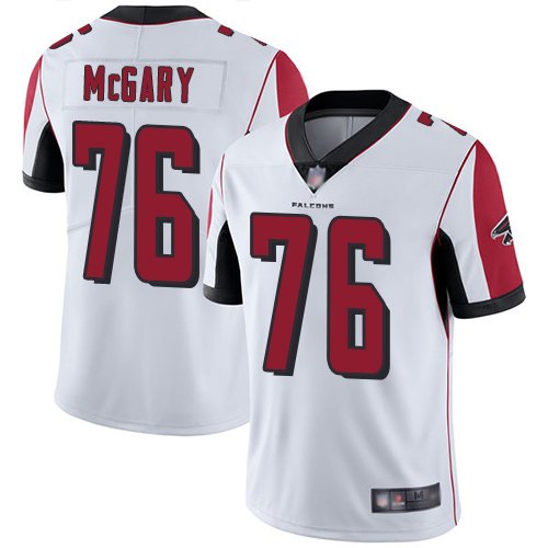 Falcons #76 Kaleb McGary White Men's Stitched Football Vapor Untouchable Limited Jersey Falcons #76 Kaleb McGary White Men's Stitched Football Vapor Untouchable Limited Jersey