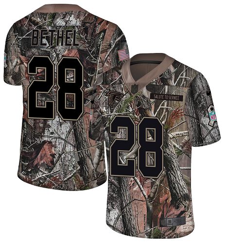Nike Falcons #28 Justin Bethel Camo Men's Stitched NFL Limited Rush Realtree Jersey Nike Falcons #28 Justin Bethel Camo Men's Stitched NFL Limited Rush Realtree Jersey