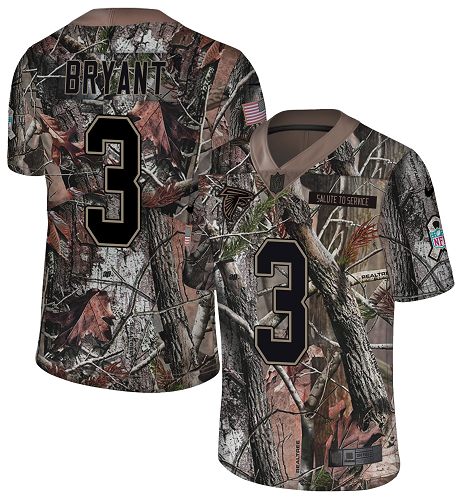 Nike Falcons #3 Matt Bryant Camo Men's Stitched NFL Limited Rush Realtree Jersey Nike Falcons #3 Matt Bryant Camo Men's Stitched NFL Limited Rush Realtree Jersey