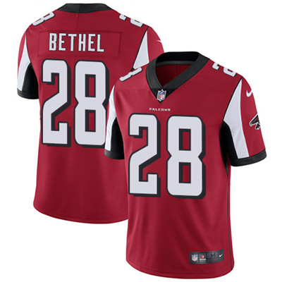 Nike Falcons #28 Justin Bethel Red Team Color Men's Stitched NFL Vapor Untouchable Limited Jersey Nike Falcons #28 Justin Bethel Red Team Color Men's Stitched NFL Vapor Untouchable Limited Jersey