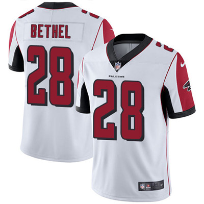Nike Falcons #28 Justin Bethel White Men's Stitched NFL Vapor Untouchable Limited Jersey Nike Falcons #28 Justin Bethel White Men's Stitched NFL Vapor Untouchable Limited Jersey