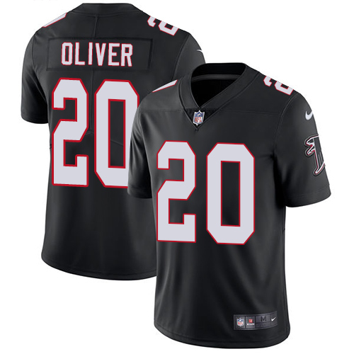 Nike Falcons #20 Isaiah Oliver Black Alternate Men's Stitched NFL Vapor Untouchable Limited Jersey Nike Falcons #20 Isaiah Oliver Black Alternate Men's Stitched NFL Vapor Untouchable Limited Jersey