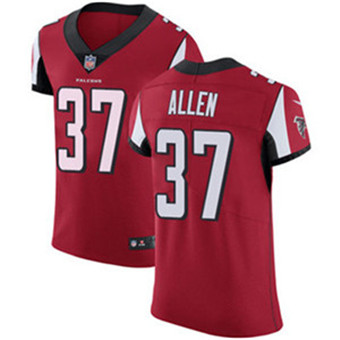 Nike Falcons #37 Ricardo Allen Red Team Color Men's Stitched NFL Vapor Untouchable Elite Jersey Nike Falcons #37 Ricardo Allen Red Team Color Men's Stitched NFL Vapor Untouchable Elite Jersey