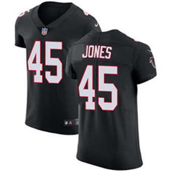 Nike Falcons #45 Deion Jones Black Alternate Men's Stitched NFL Vapor Untouchable Elite Jersey Nike Falcons #45 Deion Jones Black Alternate Men's Stitched NFL Vapor Untouchable Elite Jersey