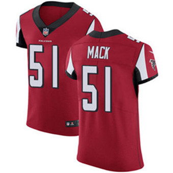 Nike Falcons #51 Alex Mack Red Team Color Men's Stitched NFL Vapor Untouchable Elite Jersey Nike Falcons #51 Alex Mack Red Team Color Men's Stitched NFL Vapor Untouchable Elite Jersey
