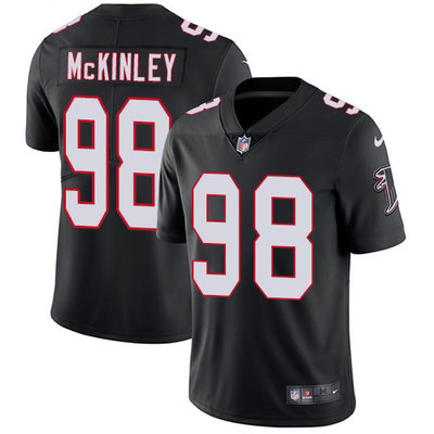 Nike Falcons #98 Takkarist McKinley Black Alternate Men's Stitched NFL Vapor Untouchable Limited Jersey Nike Falcons #98 Takkarist McKinley Black Alternate Men's Stitched NFL Vapor Untouchable Limited Jersey