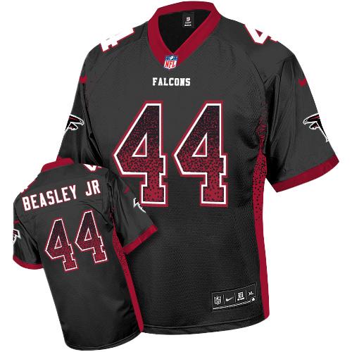 Nike Falcons #44 Vic Beasley Jr Black Alternate Men's Stitched NFL Elite Drift Fashion Jersey Nike Falcons #44 Vic Beasley Jr Black Alternate Men's Stitched NFL Elite Drift Fashion Jersey
