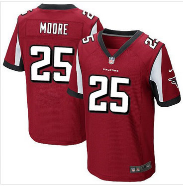 Nike Atlanta Falcons #25 William Moore Red Team Color Men's Stitched NFL Elite Jersey Nike Atlanta Falcons #25 William Moore Red Team Color Men's Stitched NFL Elite Jersey