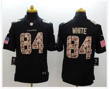 New Atlanta Falcons #84 Roddy White Black NFL Limited Salute to Service jersey New Atlanta Falcons #84 Roddy White Black NFL Limited Salute to Service jersey