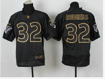 Atlanta Falcons #32 Jacquizz Rodgers Black Gold No. Fashion NFL Elite Jersey Atlanta Falcons #32 Jacquizz Rodgers Black Gold No. Fashion NFL Elite Jersey