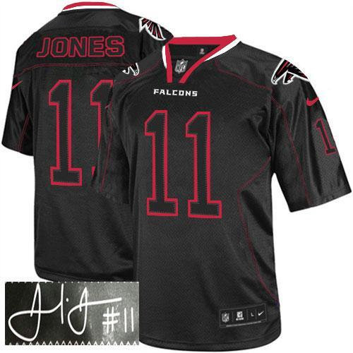 NEW Atlanta Falcons #11 Julio Jones Lights Out Black Jerseys(Signed Elite) NEW Atlanta Falcons #11 Julio Jones Lights Out Black Jerseys(Signed Elite)