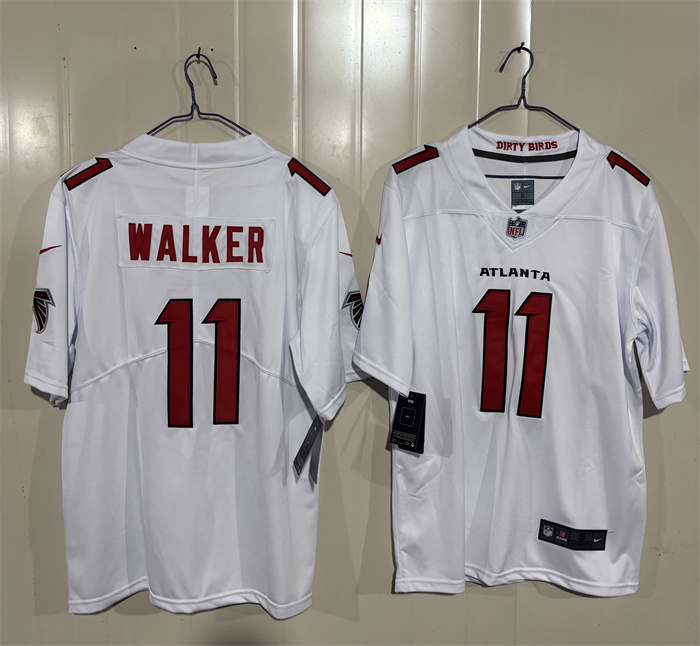 Men's Atlanta Falcons #11 Jalon Walker White 2026 New Vapor Untouchable Limited Stitched Football Jersey
