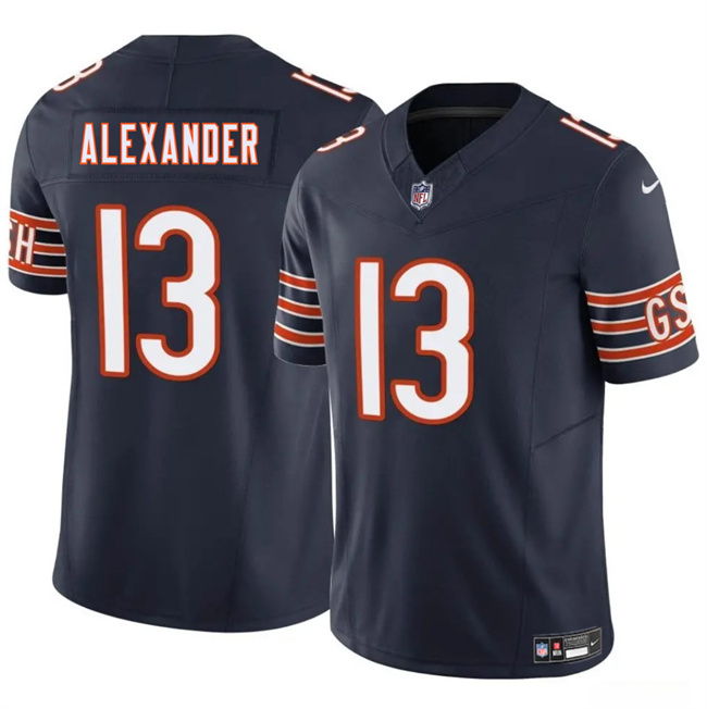 Men's Chicago Bears #13 Maurice Alexander Navy 2025 F.U.S.E. Vapor Untouchable Limited Stitched Football Jersey Men's Chicago Bears #13 Maurice Alexander Navy 2025 F.U.S.E. Vapor Untouchable Limited Stitched Football Jersey