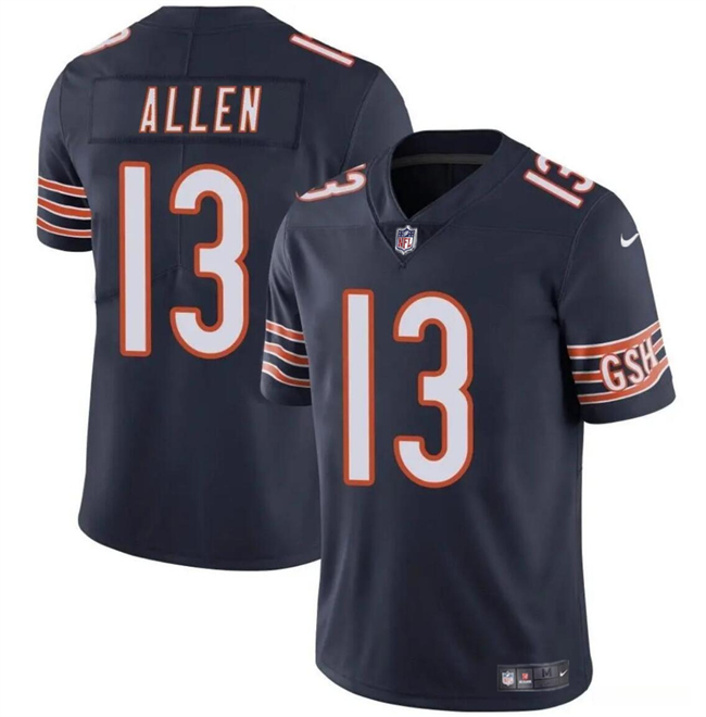 Men's Chicago Bears #13 Keenan Allen Navy Vapor Stitched Football Jersey Men's Chicago Bears #13 Keenan Allen Navy Vapor Stitched Football Jersey