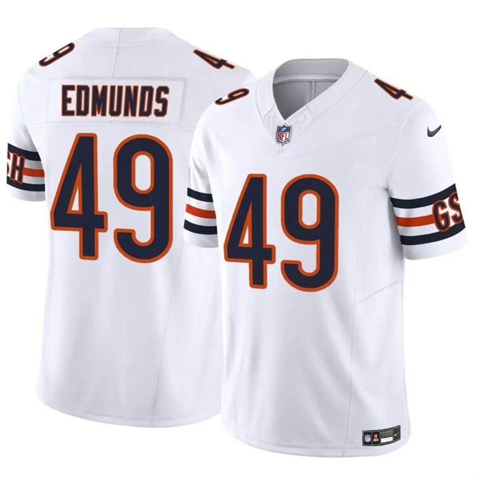 Men's Chicago Bears #49 Tremaine Edmunds White 2023 F.U.S.E. Vapor Stitched Football Jersey Men's Chicago Bears #49 Tremaine Edmunds White 2023 F.U.S.E. Vapor Stitched Football Jersey