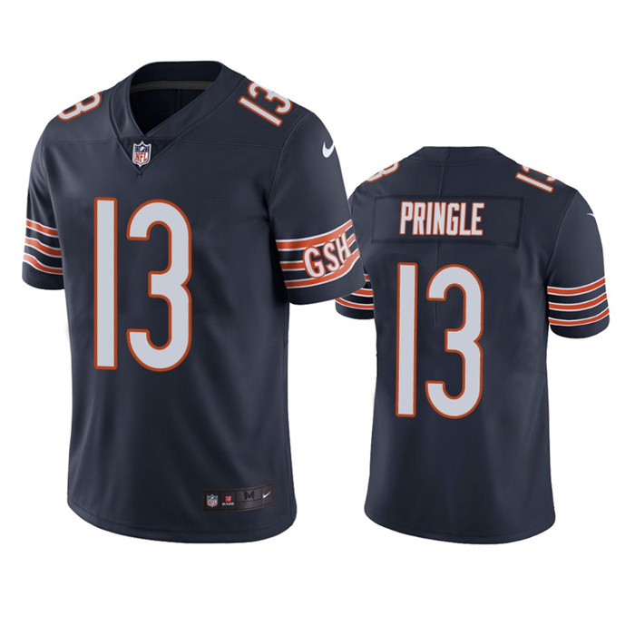 Men's Chicago Bears #13 Byron Pringle Navy Vapor Untouchable Limited Stitched Football Jersey Men's Chicago Bears #13 Byron Pringle Navy Vapor Untouchable Limited Stitched Football Jersey