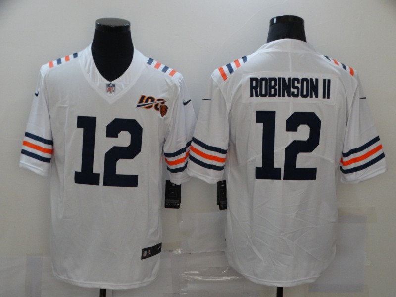 Nike Bears 12 Allen Robinson II White 100th Season Vapor Untouchable Limited Jersey Nike Bears 12 Allen Robinson II White 100th Season Vapor Untouchable Limited Jersey