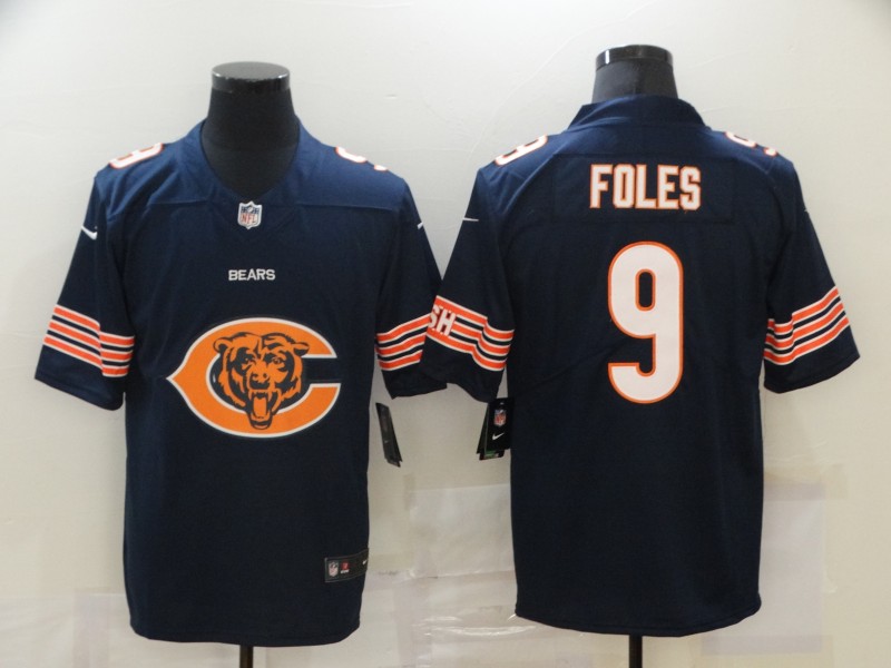 Nike Bears 9 Nick Foles Navy Team Big Logo Vapor Untouchable Limited Jersey Nike Bears 9 Nick Foles Navy Team Big Logo Vapor Untouchable Limited Jersey