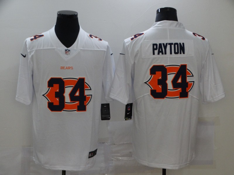 Nike Bears 34 Walter Payton White Shadow Logo Limited Jersey Nike Bears 34 Walter Payton White Shadow Logo Limited Jersey