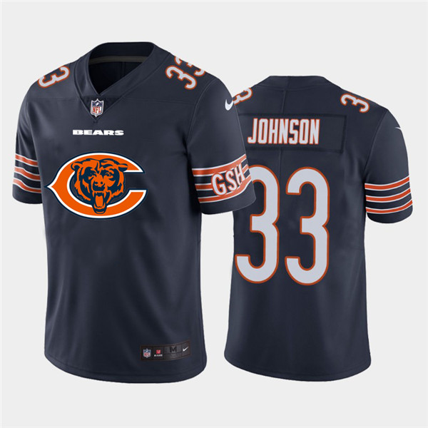 Nike Bears 33 Jaylon Johnson Navy Team Big Logo Vapor Untouchable Limited Jersey Nike Bears 33 Jaylon Johnson Navy Team Big Logo Vapor Untouchable Limited Jersey