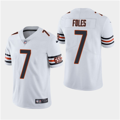 Men's Chicago Bears #7 Nick Foles Vapor Untouchable Limited White Jersey Men's Chicago Bears #7 Nick Foles Vapor Untouchable Limited White Jersey