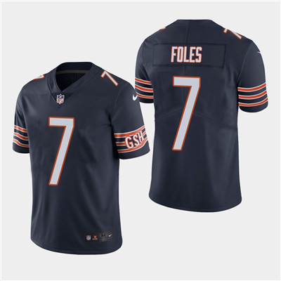 Men's Chicago Bears #7 Nick Foles Vapor Untouchable Limited Navy Jersey Men's Chicago Bears #7 Nick Foles Vapor Untouchable Limited Navy Jersey