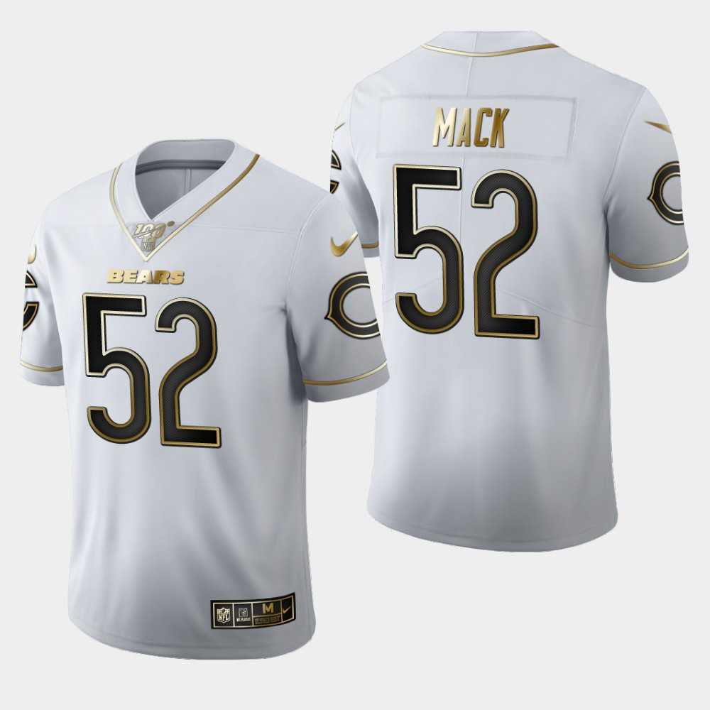 Nike Bears 52 Khalil Mack White 100th Season Vapor Untouchable Limited Jersey Nike Bears 52 Khalil Mack White 100th Season Vapor Untouchable Limited Jersey