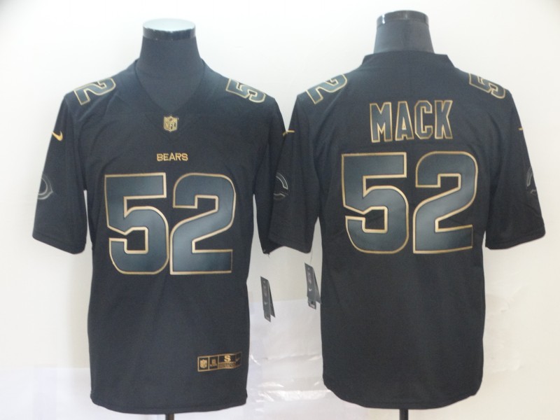 Nike Bears 52 Khalil Mack Black Gold Vapor Untouchable Limited Jersey Nike Bears 52 Khalil Mack Black Gold Vapor Untouchable Limited Jersey