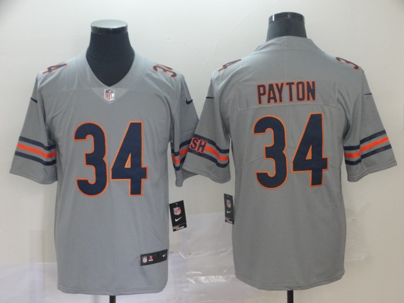 Nike Bears 34 Walter Payton Gray Inverted Legend Limited Jersey Nike Bears 34 Walter Payton Gray Inverted Legend Limited Jersey