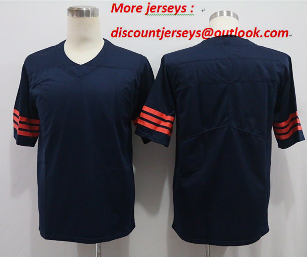 Nike Bears Blank Navy Vapor Untouchable Limited Jersey