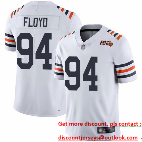 Bears #94 Leonard Floyd White Alternate Men's Stitched Football Vapor Untouchable Limited 100th Season Jersey Bears #94 Leonard Floyd White Alternate Men's Stitched Football Vapor Untouchable Limited 100th Season Jersey
