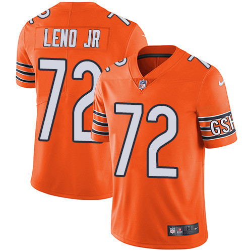 Bears #72 Charles Leno Jr Orange Men's Stitched Football Limited Rush Jersey Bears #72 Charles Leno Jr Orange Men's Stitched Football Limited Rush Jersey