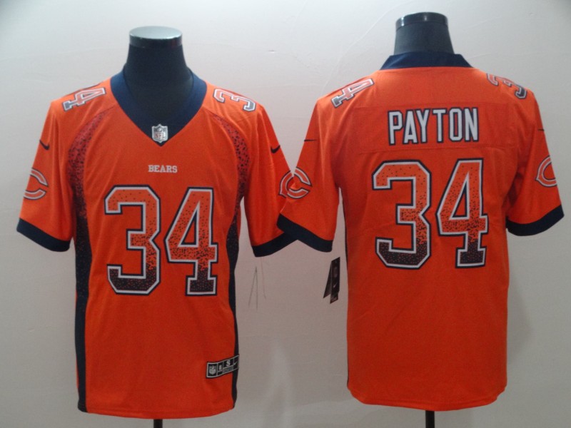 Nike Bears #34 Walter Payton Orange Men's Stitched NFL Limited Rush Jersey Nike Bears #34 Walter Payton Orange Men's Stitched NFL Limited Rush Jersey
