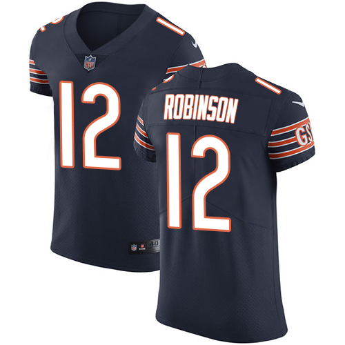 Nike Bears #12 Allen Robinson Navy Blue Team Color Men's Stitched NFL Vapor Untouchable Elite Jersey Nike Bears #12 Allen Robinson Navy Blue Team Color Men's Stitched NFL Vapor Untouchable Elite Jersey