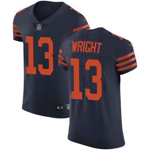 Nike Bears #13 Kendall Wright Navy Blue Alternate Men's Stitched NFL Vapor Untouchable Elite Jersey Nike Bears #13 Kendall Wright Navy Blue Alternate Men's Stitched NFL Vapor Untouchable Elite Jersey