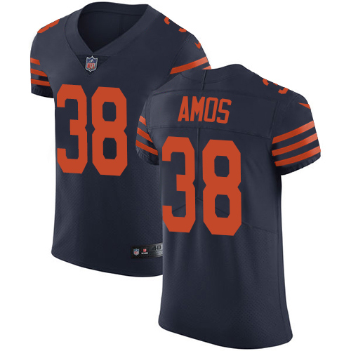 Nike Bears #38 Adrian Amos Navy Blue Alternate Men's Stitched NFL Vapor Untouchable Elite Jersey Nike Bears #38 Adrian Amos Navy Blue Alternate Men's Stitched NFL Vapor Untouchable Elite Jersey