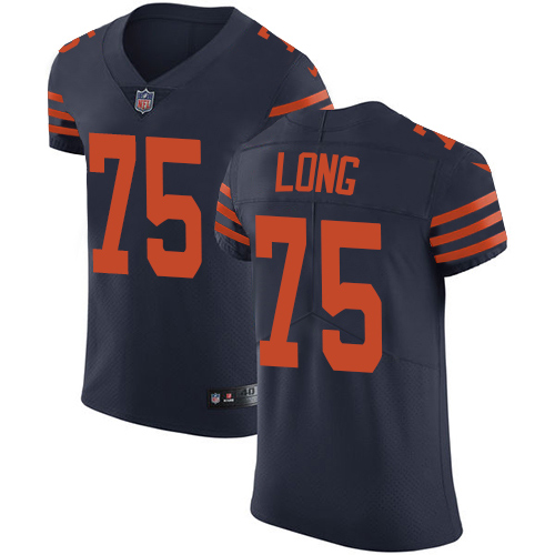Nike Bears #75 Kyle Long Navy Blue Alternate Men's Stitched NFL Vapor Untouchable Elite Jersey Nike Bears #75 Kyle Long Navy Blue Alternate Men's Stitched NFL Vapor Untouchable Elite Jersey