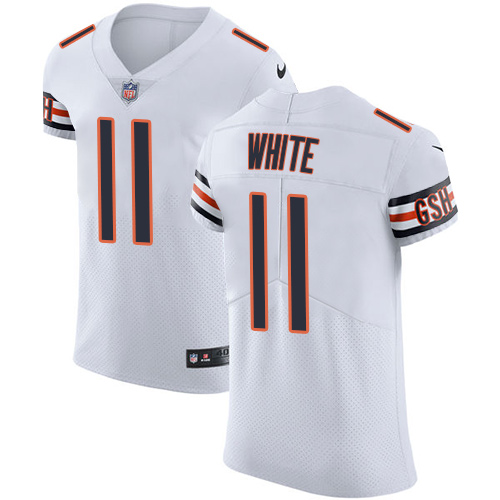 Nike Bears #11 Kevin White White Men's Stitched NFL Vapor Untouchable Elite Jersey Nike Bears #11 Kevin White White Men's Stitched NFL Vapor Untouchable Elite Jersey