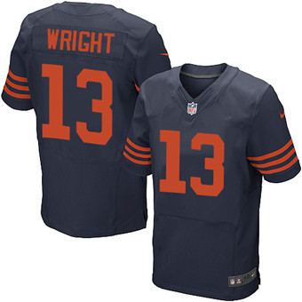 Nike Bears #13 Kendall Wright Navy Blue Alternate Men's Stitched NFL Elite Jersey