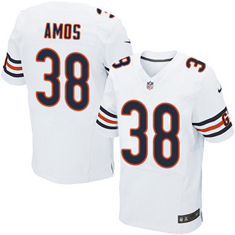Nike Bears #38 Adrian Amos White Men's Stitched NFL Elite Jersey Nike Bears #38 Adrian Amos White Men's Stitched NFL Elite Jersey
