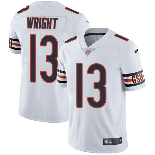 Nike Bears #13 Kendall Wright White Men's Stitched NFL Vapor Untouchable Limited Jersey Nike Bears #13 Kendall Wright White Men's Stitched NFL Vapor Untouchable Limited Jersey