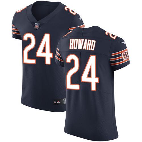 Nike Bears #24 Jordan Howard Navy Blue Team Color Men's Stitched NFL Vapor Untouchable Elite Jersey Nike Bears #24 Jordan Howard Navy Blue Team Color Men's Stitched NFL Vapor Untouchable Elite Jersey